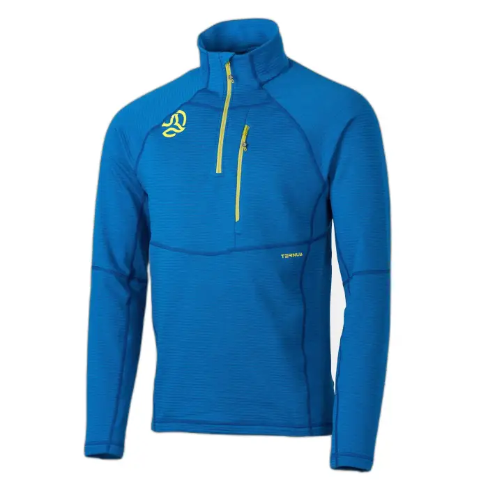 Ternua Maglione girocollo con zip 1/2 Momhill Bleu