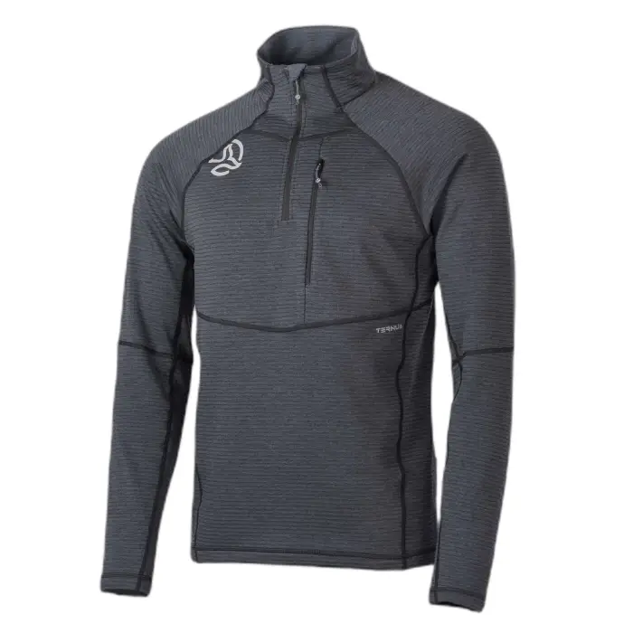 Ternua Maglione girocollo con zip 1/2 Momhill Gris