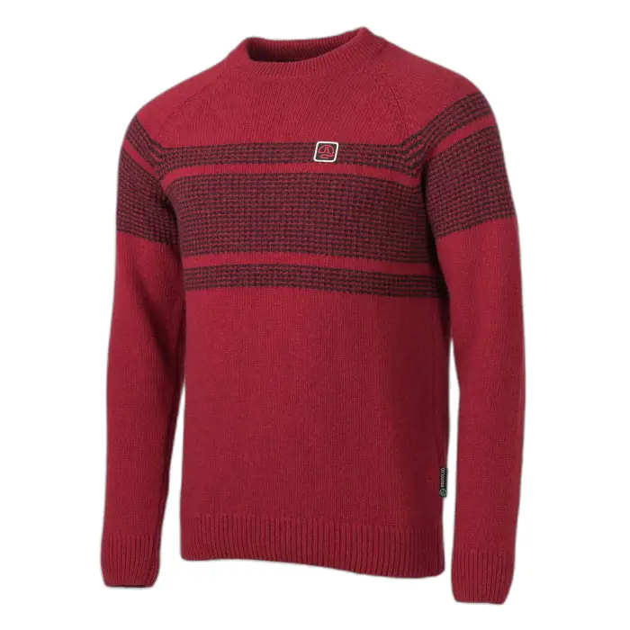 Ternua Maglione in lana merino ECO Nunavut Rouge