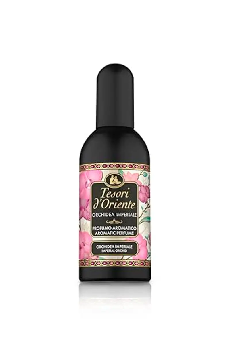 Tesori d'Oriente Profumo Aromatico Orchidea della Cina, dalla Fragranza Fruttata, Note di Violetta e Ambra, 100ml