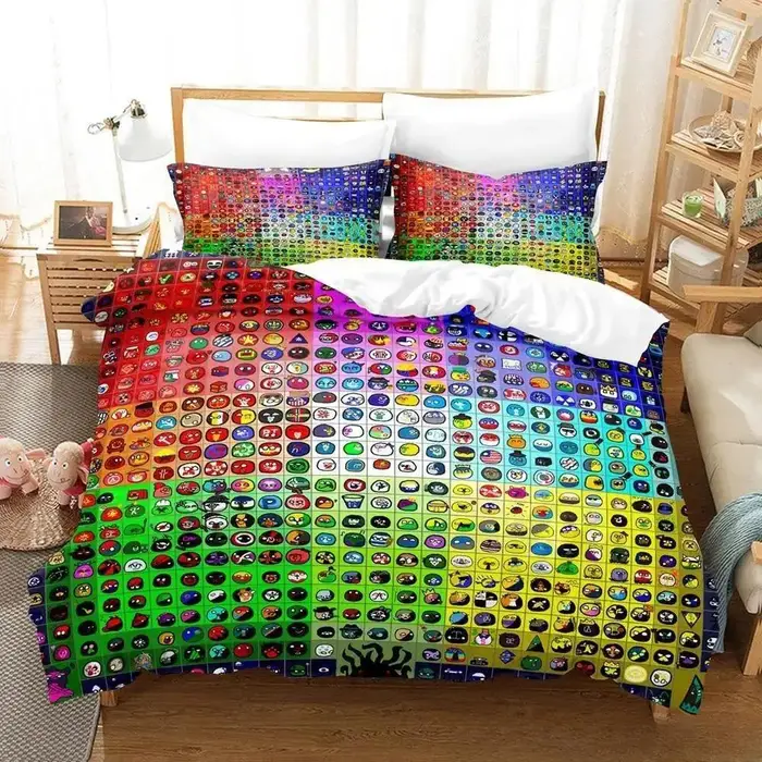 Nuovo Set Biancheria da Letto Countryball Polandballs Singolo Piazza e Mezza Matrimoniale Queen King Letto Aldulto Bambino Camera da Letto Set Copripiumino 3D Anime AU King 240x210cm