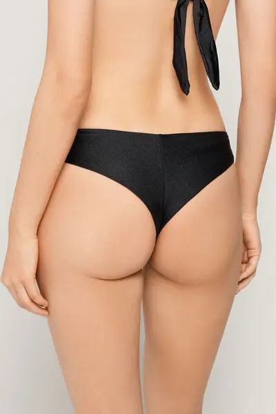 Bikini Brasiliano Royal Essence Donna Nero miniatura 5