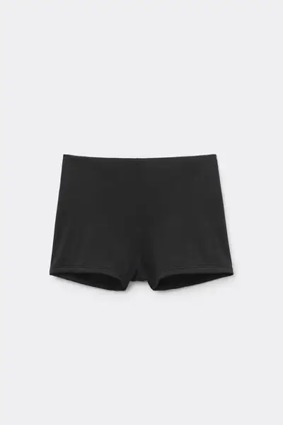 Tezenis Bikini Culotte Pantaloncino Riciclato Donna Nero