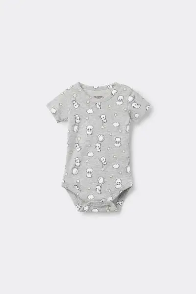 Tezenis Body Bebè Mezza Manica in 100% Cotone Stampa (56 cm)