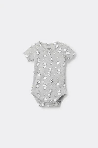 Tezenis Body Bebè Mezza Manica in 100% Cotone Stampa (56 cm)