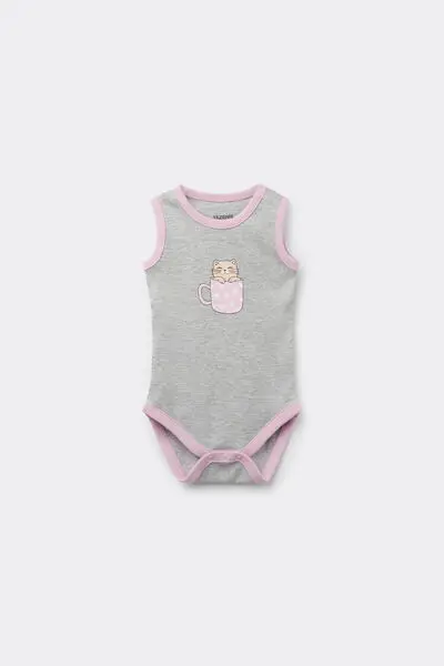 Tezenis Body Bebè Grigio 4881074