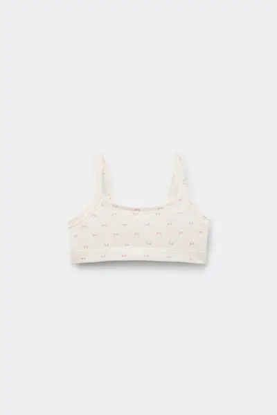 Tezenis Brassiere Bimba in Cotone Stampato Bambina