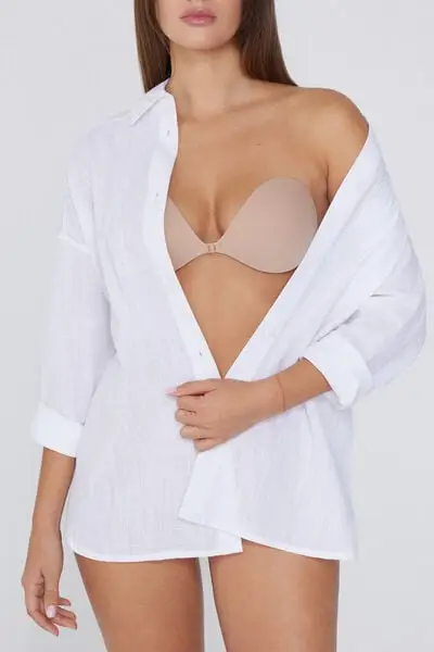 Tezenis Coppe Autoadesive Autoreggenti Donna Naturale