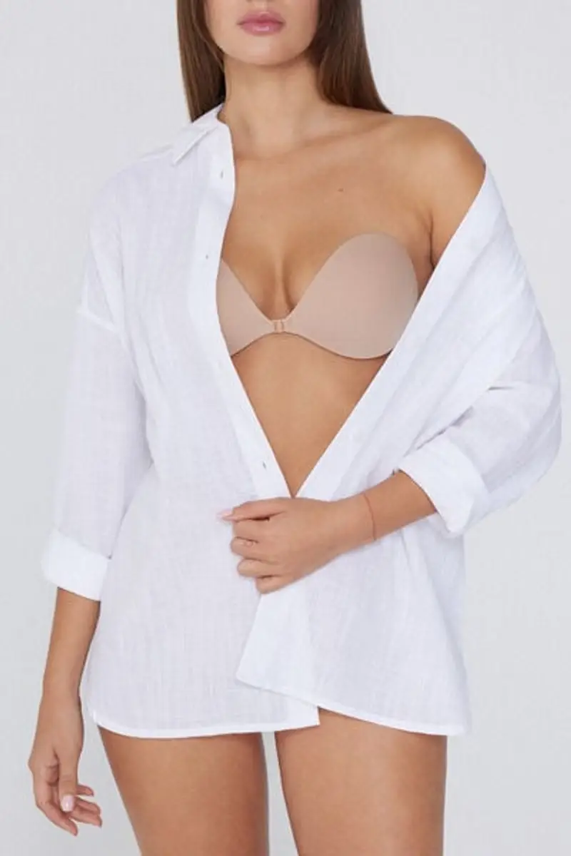 Tezenis Coppe Autoadesive Autoreggenti Donna Naturale