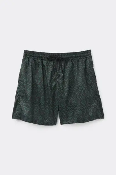 Tezenis Costume Boxer Stampato Uomo Verde