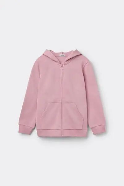 Tezenis Felpa con Zip e Cappuccio Bimbi Unisex Unisex Rosa