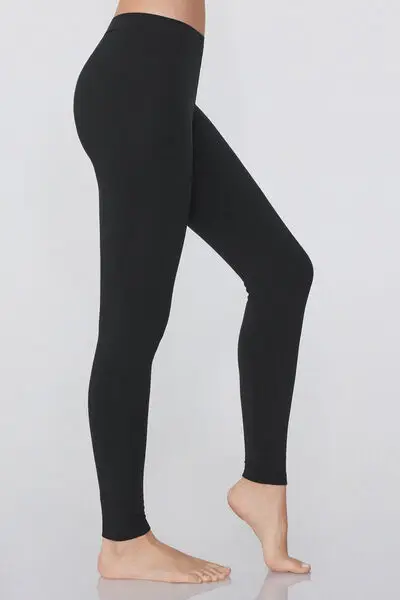 Tezenis Leggings Donna Nero 1083753 miniatura 3