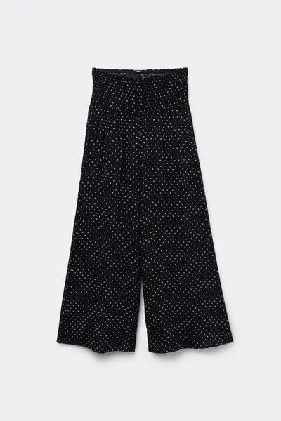 Tezenis Pantagiappo in Tela Punto Smock Donna Nero