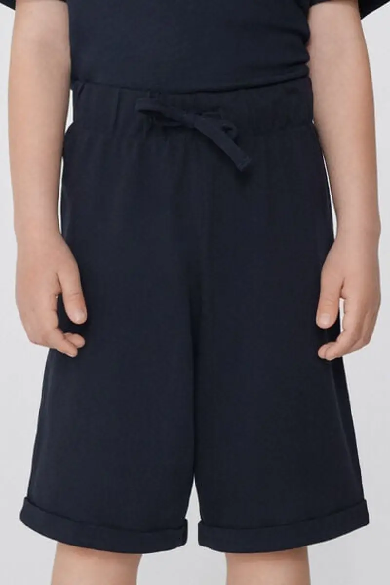 Tezenis Pantaloncini Corti in Piquet con Coulisse Bimbo Bambino Blu