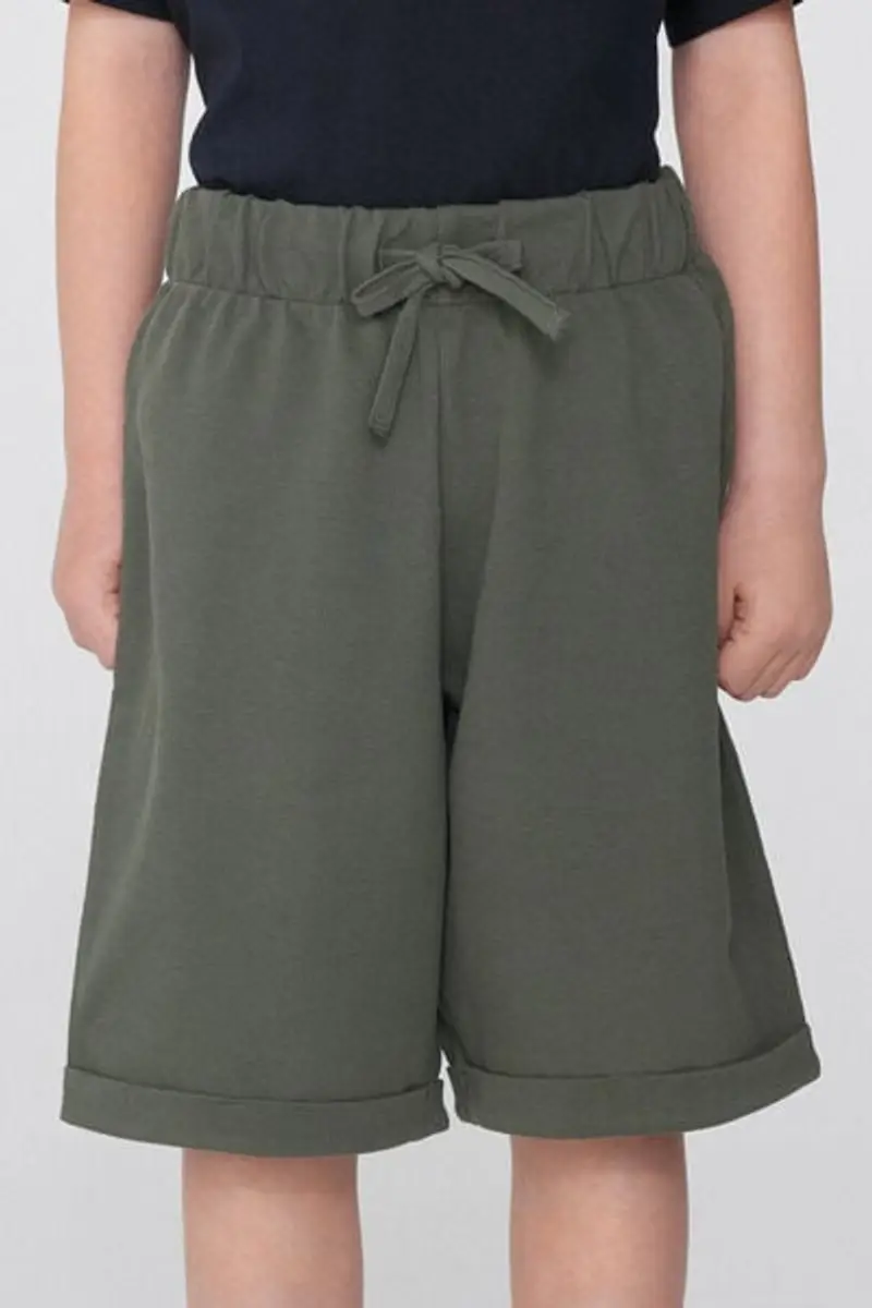 Tezenis Pantaloncini Corti in Piquet con Coulisse Bimbo Bambino Verde