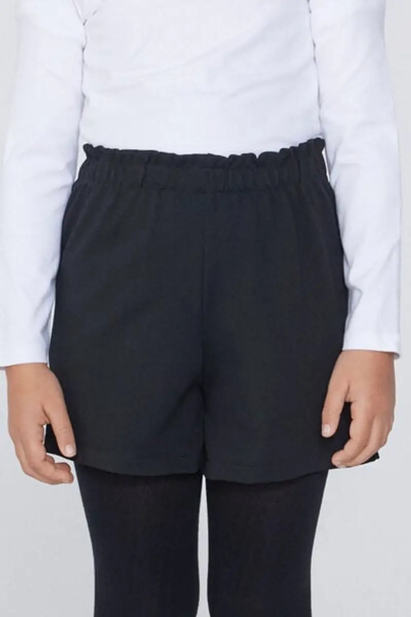 Tezenis Shorts Bimba in Punto Milano Bambina Nero