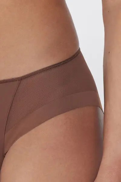 Tezenis Slip Donna Marrone 2283710 miniatura 3