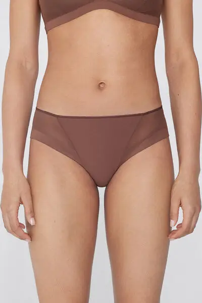 Tezenis Slip Donna Marrone 2283710 miniatura 4