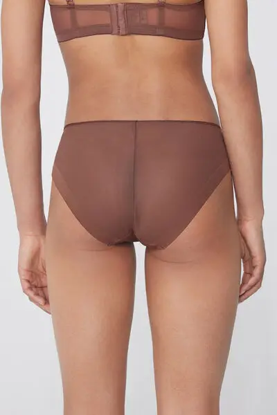 Tezenis Slip Donna Marrone 2283710 miniatura 5