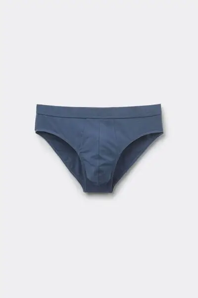 Tezenis Slip in Cotone Elasticizzato Uomo Azzurro