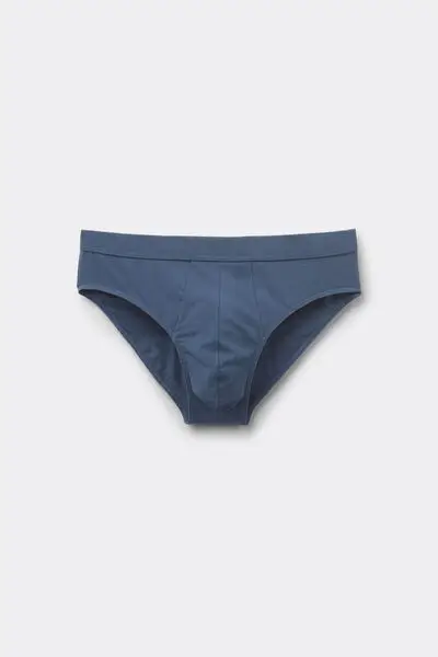 Tezenis Slip in Cotone Elasticizzato Uomo Azzurro