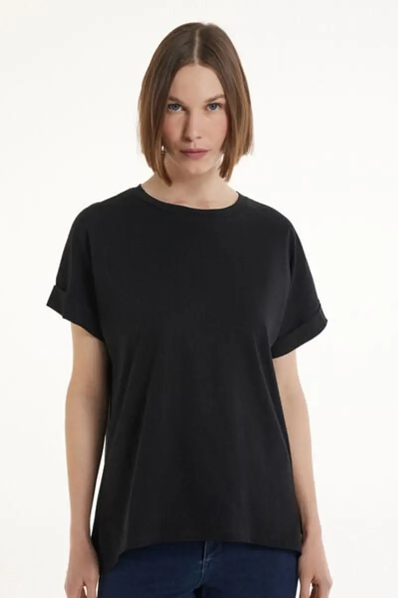 Tezenis T-shirt Donna Nero 1083199