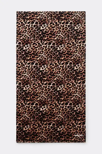 Telo Mare Spugna Stampata Donna Animalier
