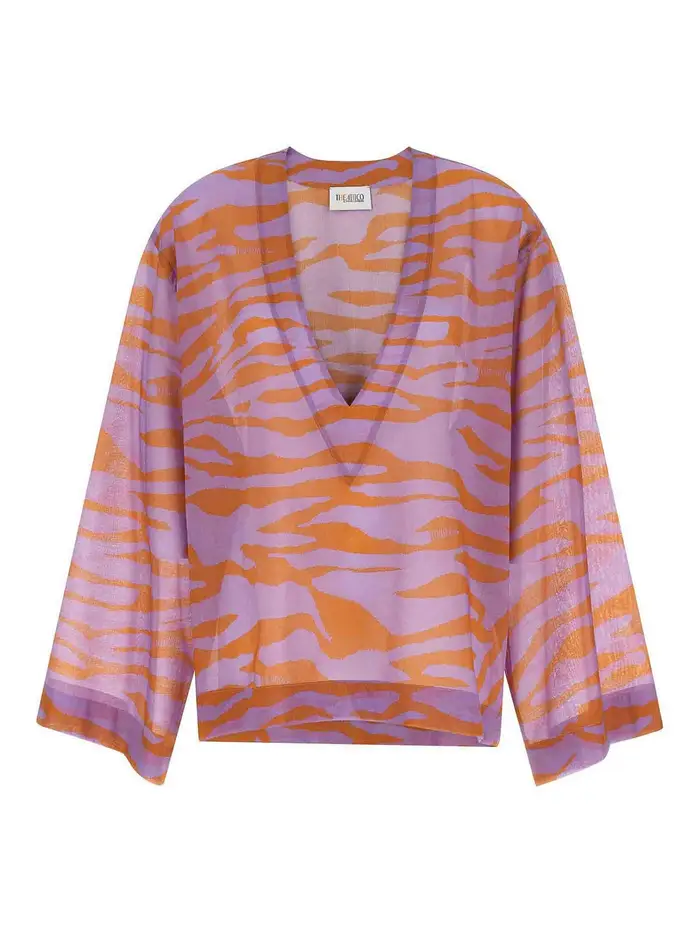 The Attico Blusa il primo bagno Viola