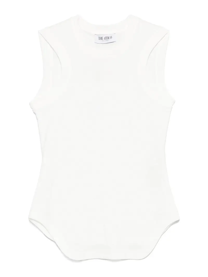 The Attico Canotta Reese Bianco