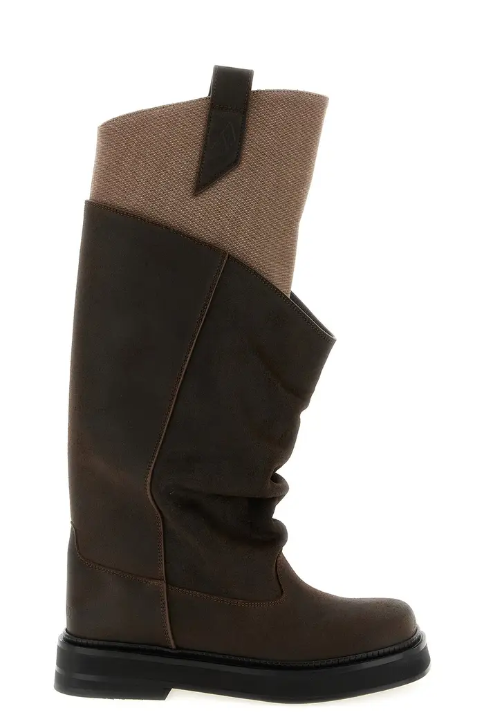 THE ATTICO Stivale New Robin Passeggiata Marrone