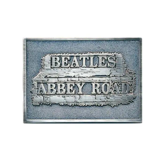 Fibbia della cintura con cartello Abbey Road One Grigio