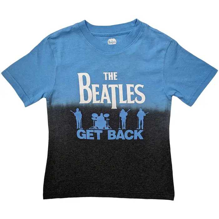 T-shirt per bambini/ragazzi dei Beatles Get Back lavata 1-2 Years blu