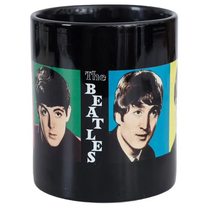 Tazza dei Beatles Fab Four One Nero