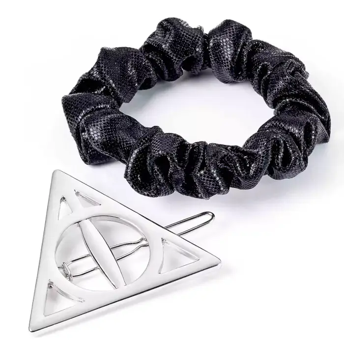 Set di accessori per capelli da donna The Carat Shop Reliques de la Mort - Harry Potter Noir