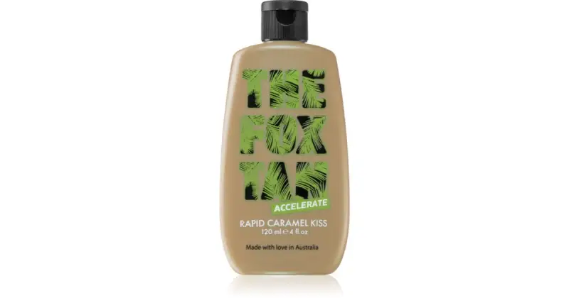 The fox tan Rapid Caramel Kiss crema idratante acceleratore di abbronzatura 120 ml