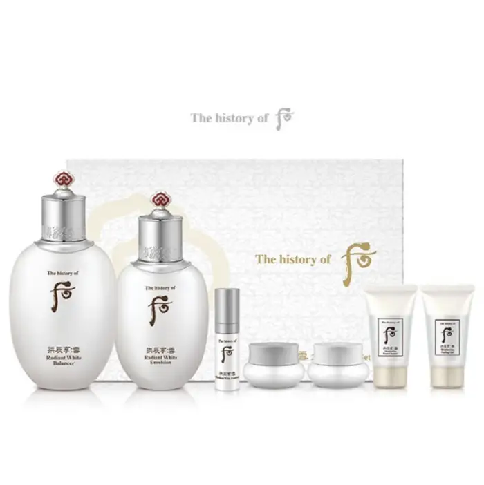 The history of whoo La storia di Whoo Gongjinhyang Seol Whitening Special Set di 2 (equilibratore + emulsione + essenza + macchia + crema +