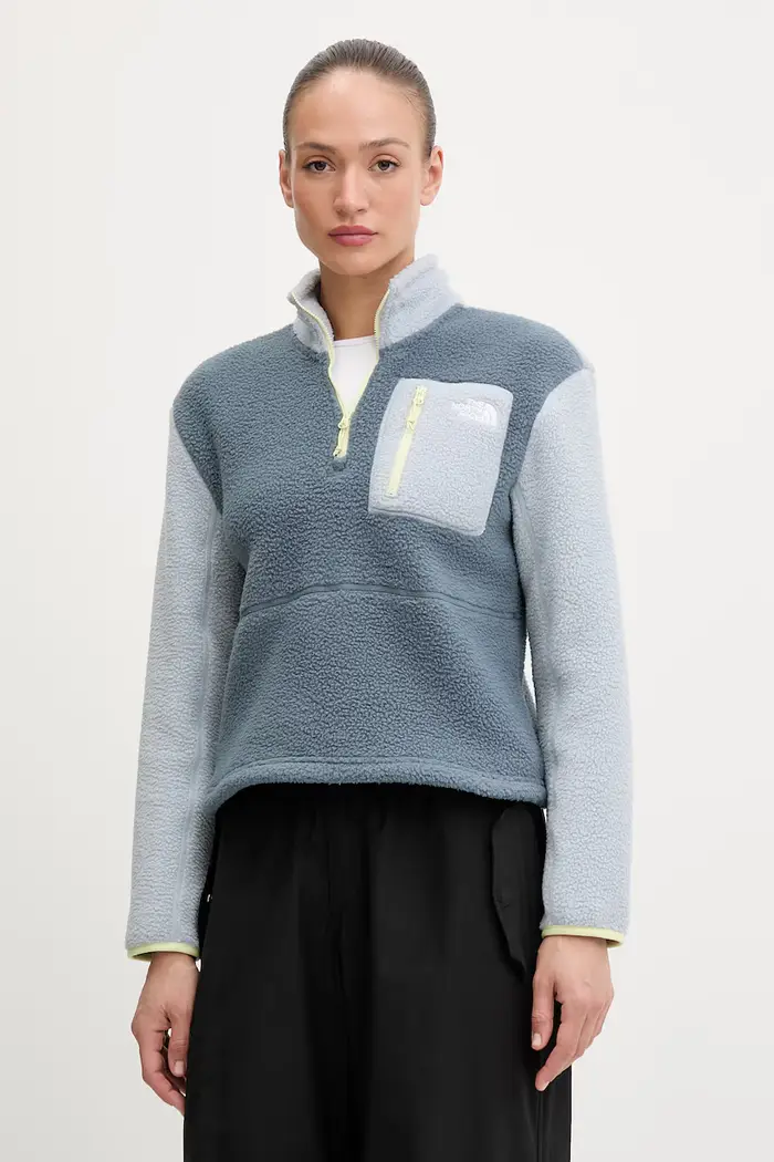 The North Face felpa da donna in pile Yumiori Blu navy