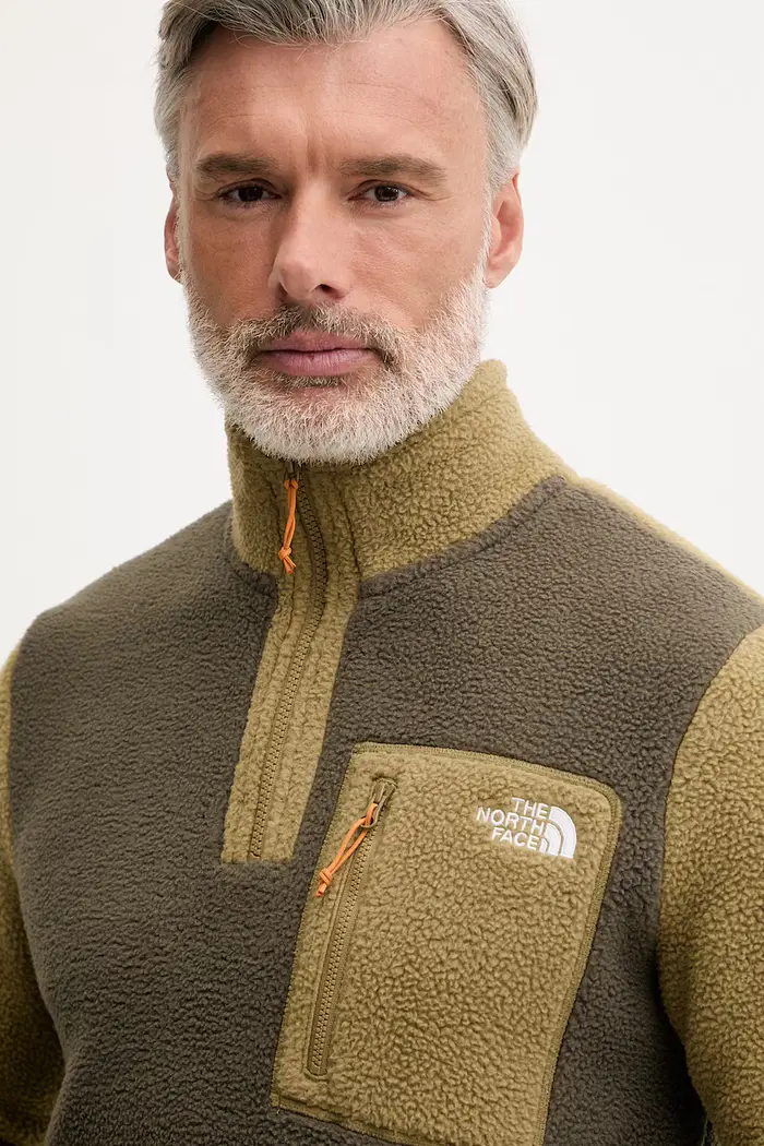 The North Face felpa da uomo in pile Yumiori Verde