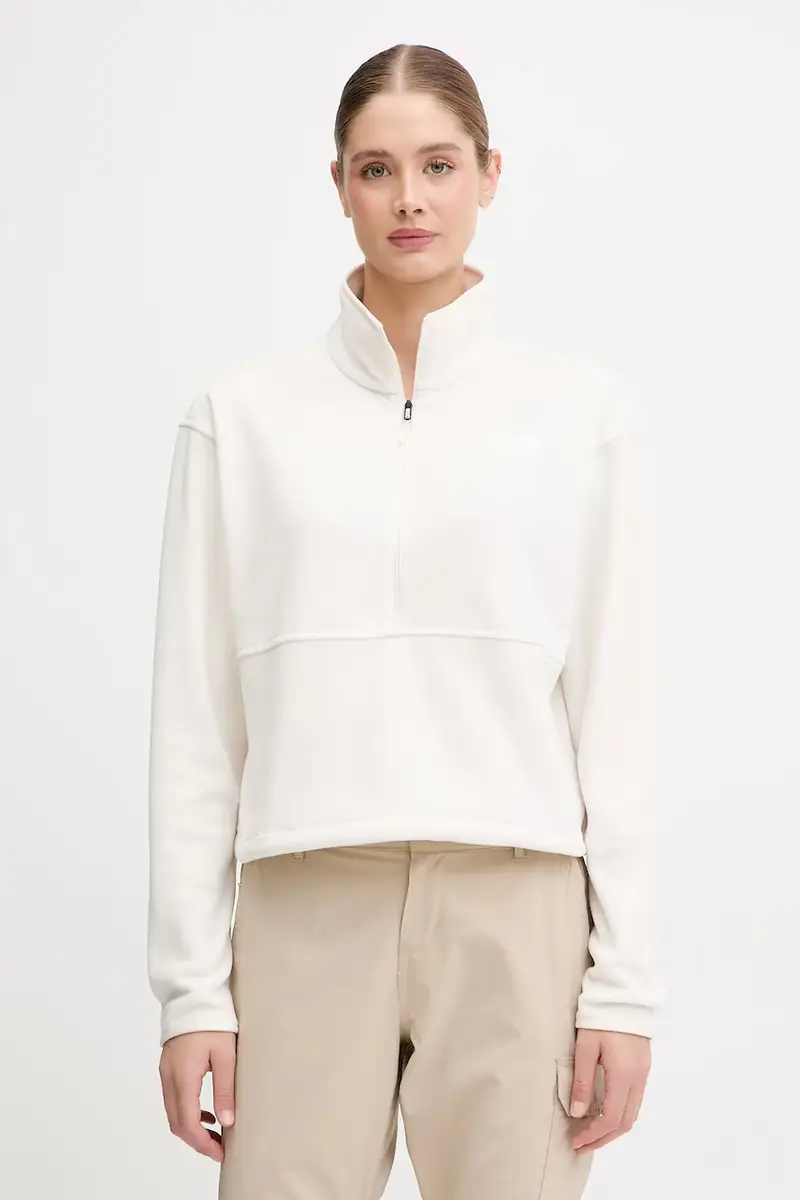 The North Face felpa in pile donna colore beige NF0A8D2CQLI1