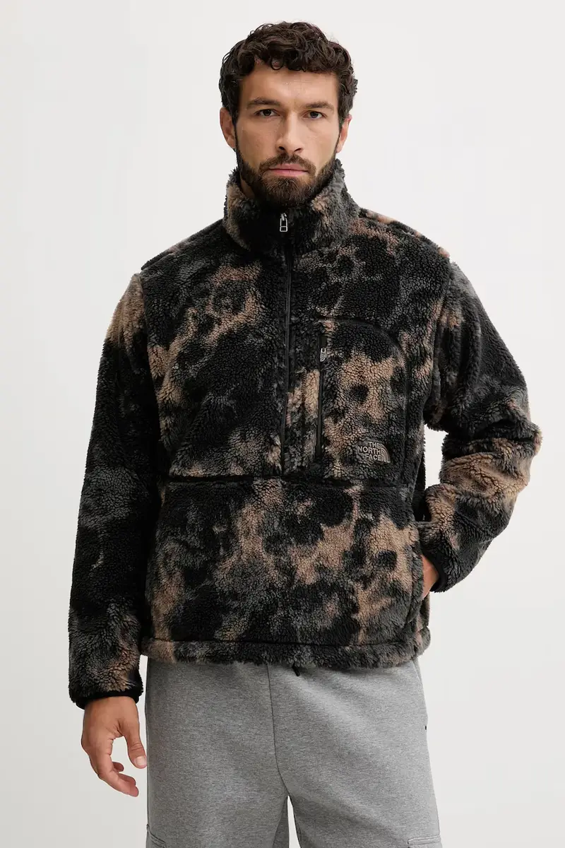 The North Face felpa in pile Extreme Pile 2 uomo colore nero NF0A8EEPD7O1