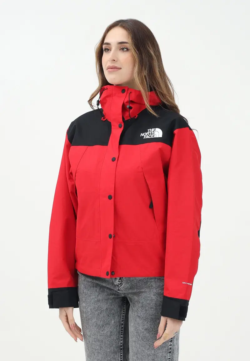 The North Face Giacca a vento Mountain Mono rossa da donna