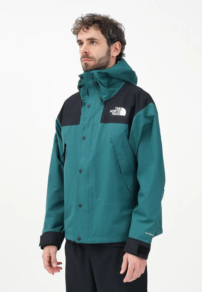 The North Face Giacca a vento Mountain Mono verde da uomo