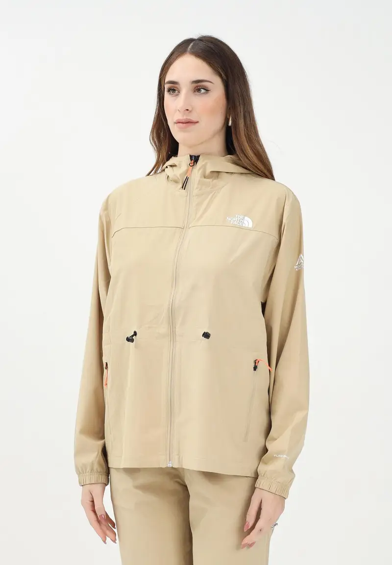 The North Face Giacca a vento Wind khaki da donna