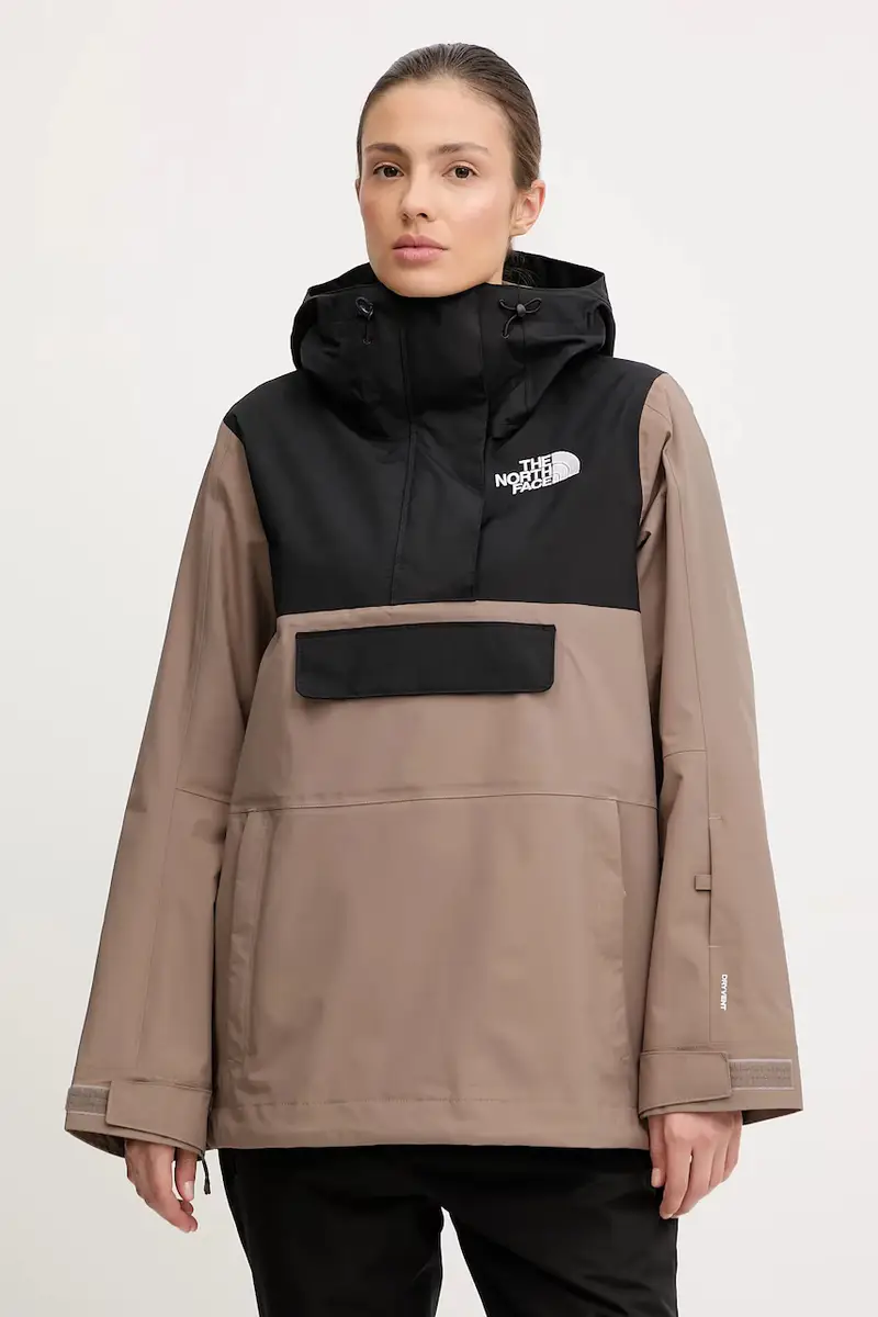 The North Face giacca da sci Driftview Anorak colore marrone NF0A82W1DHL1