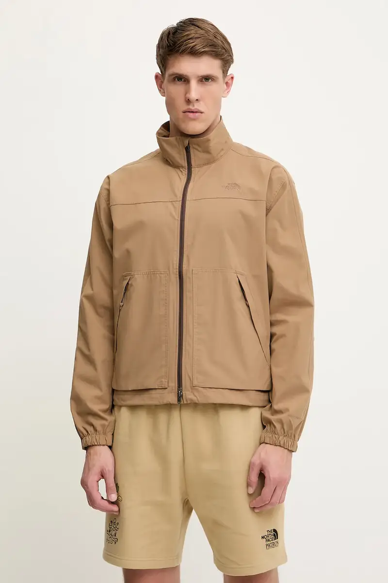 The North Face giacca SPORTY STREET uomo colore marrone NF0A8B735K21