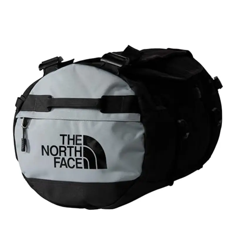 The North Face Gilman Duffle Bag - Borsa sportiva e da palestra con spallacci - Borsa da viaggio pieghevole - TNF Black/Mid Grey