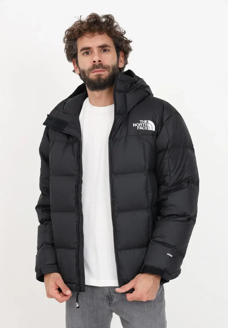 The North Face Giubbino nero con cappuccio da uomo