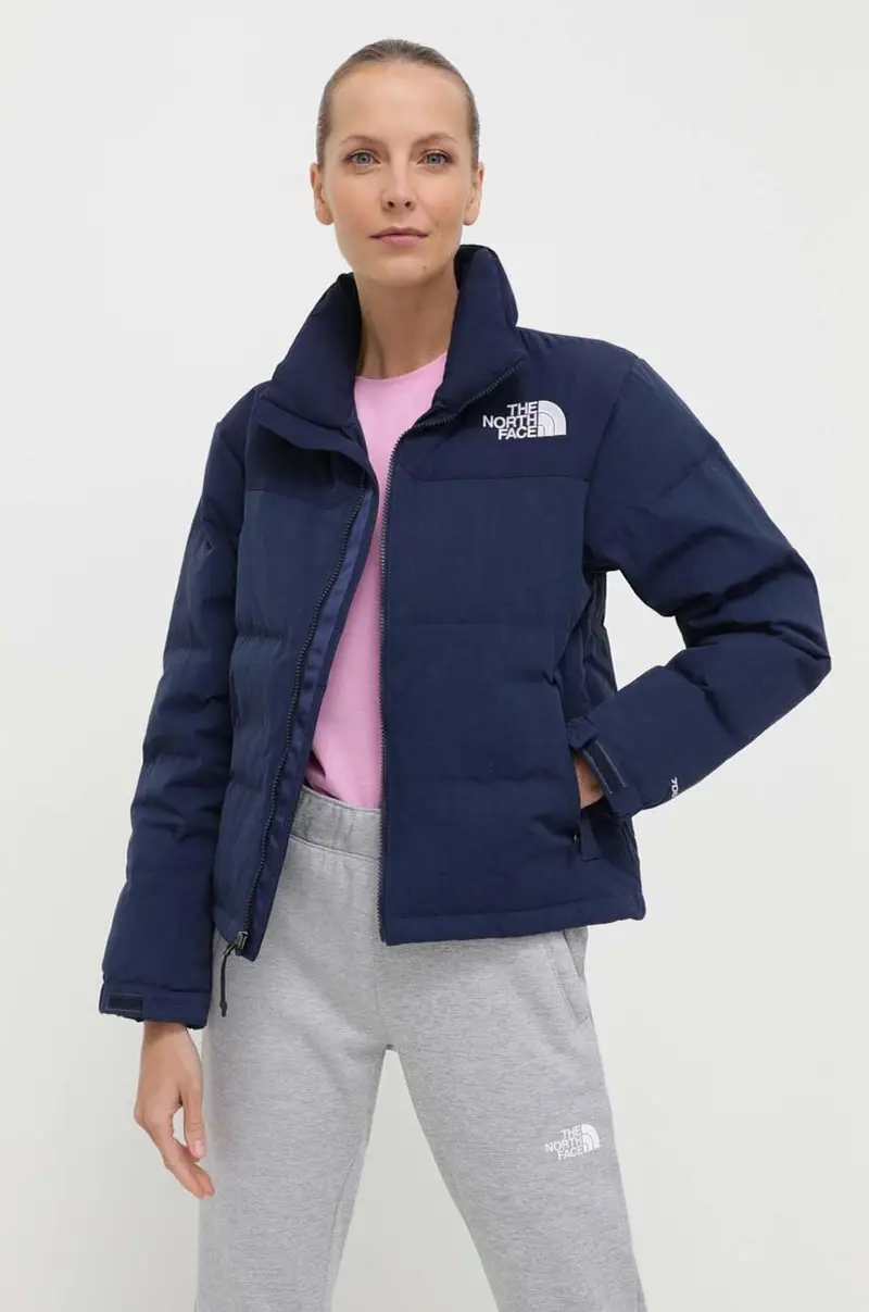 The North Face piumino 92 RIPSTOP NUPTSE donna colore blu navy