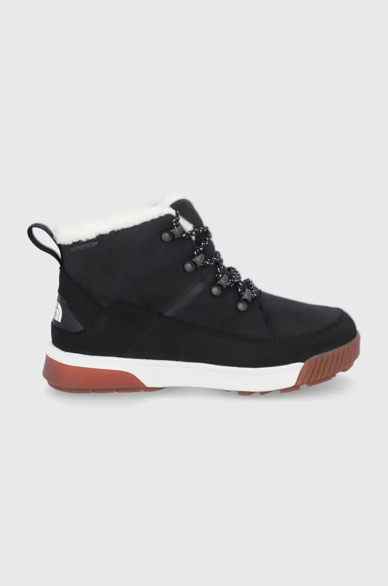 The North Face scarpe in pelle donna Nero