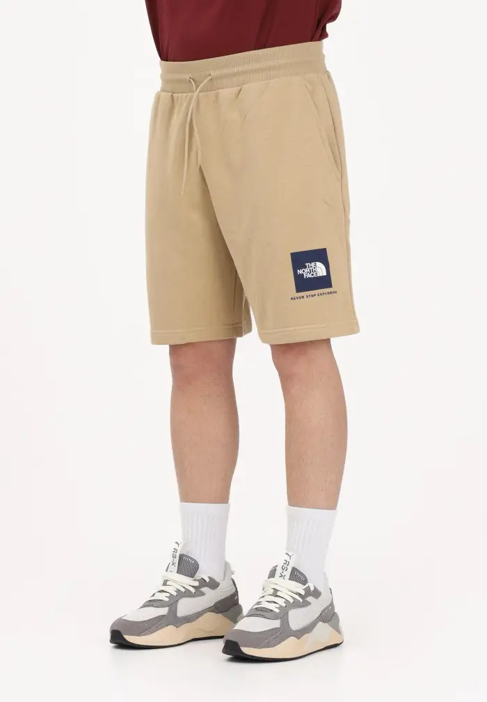 Shorts sportivo NSE Box Light Regular beige da uomo